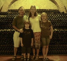 In the cellar of a bodega near Mendoza, November 2009.