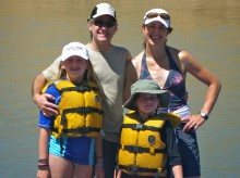 Rafting on the Colorado River in Utah, August '09