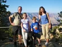 The typical tourist shot on the South Rim of the Grand Canyon.