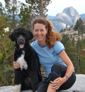 Sarah with Teddy
